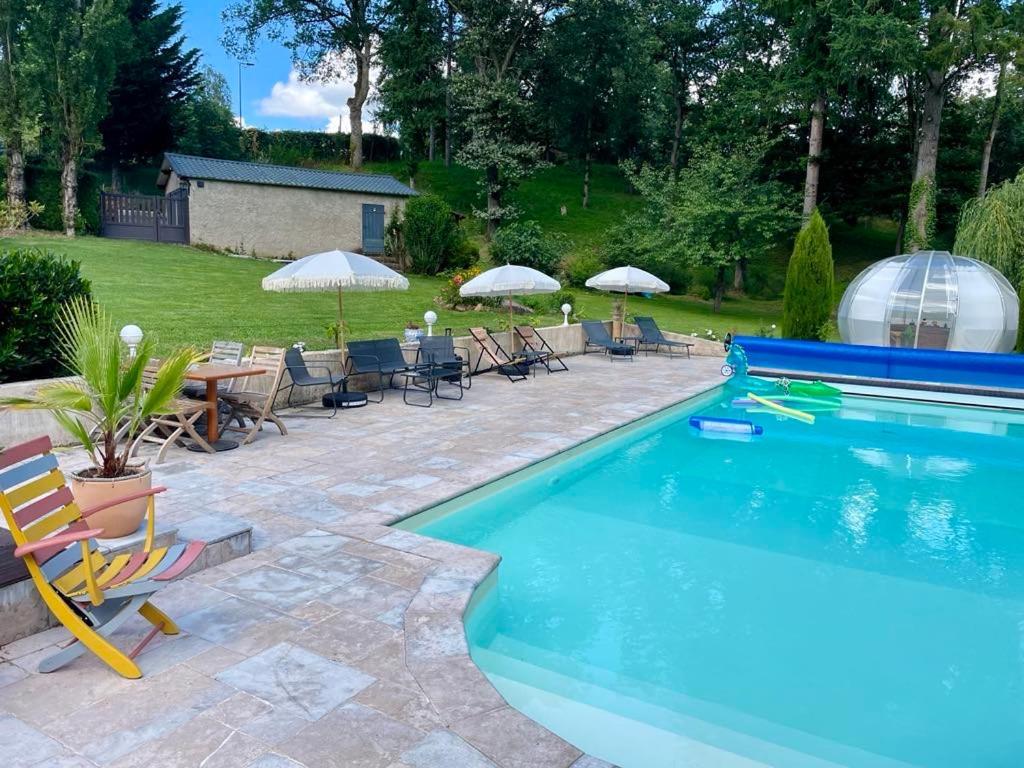 Le Moulin De La Vernoelle Premilhat Bagian luar foto